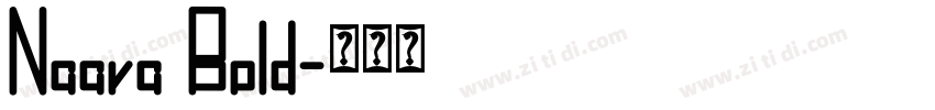 Naava Bold字体转换
